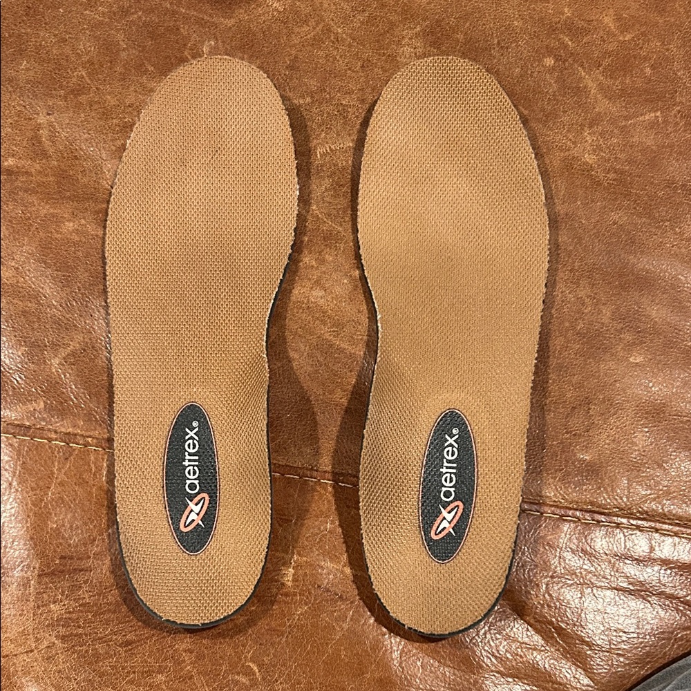 Aetrex woman’s Brown Orthotic Insoles